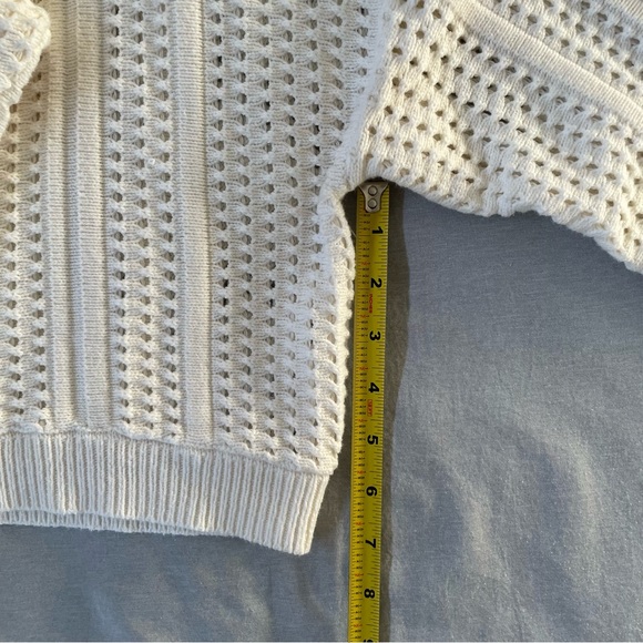 Pink Rose Womens Cream Sweater Size Small - Picture 7 of 12